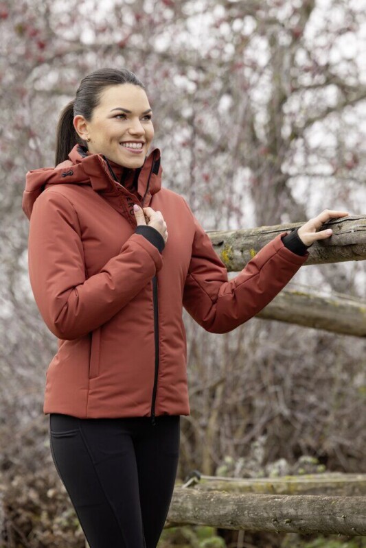 Zimní bunda Covalliero A/W 2025 - cihlová M