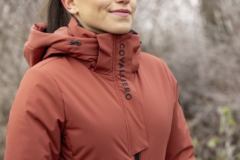 Zimní bunda Covalliero A/W 2025 - cihlová M