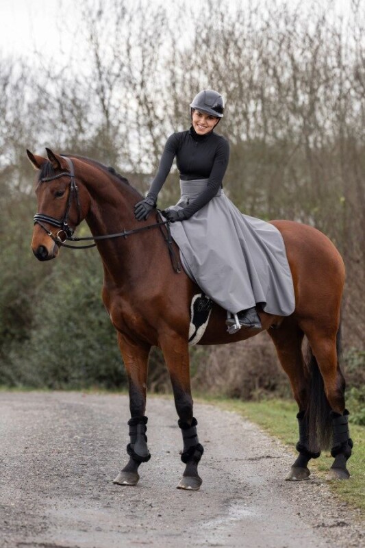 Termo sukně Covalliero A/W 2025 - šedá 40-46