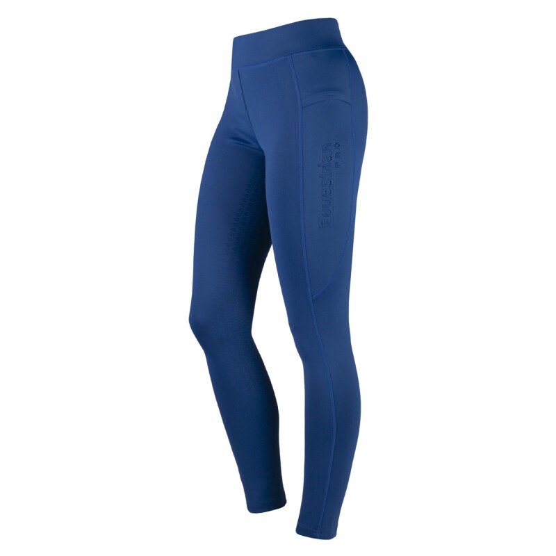 Jezdecké legíny - Embossed Collection - modré 38