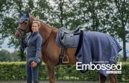 Jezdecké legíny - Embossed Collection - antracit 40