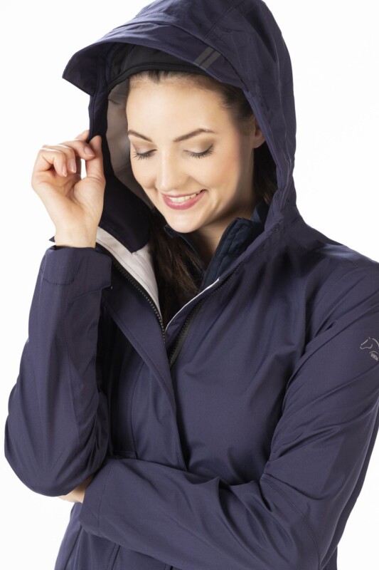 Nepromokavý kabát Weatherproof - modrý S