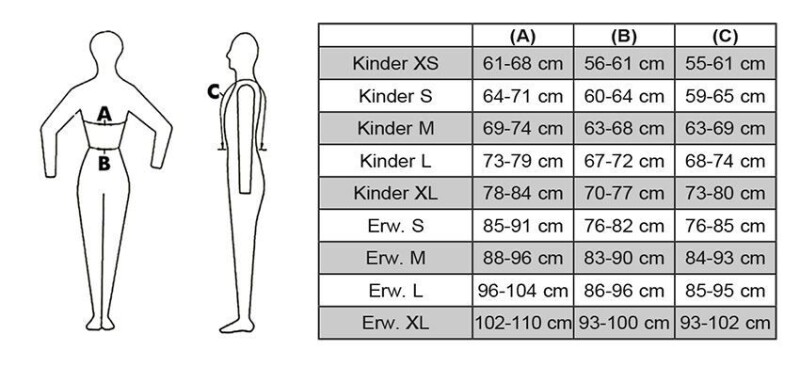 Vesta Easy Fit - dětská XS