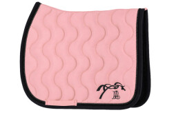 Podsedlová dečka Pénélope Diamant - pale pink/black