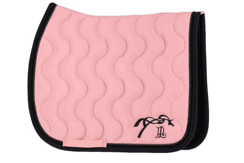 Podsedlová dečka Pénélope Diamant - pale pink/black