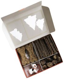 Vánoční bonboniéra pamlsků pro psy s ozdobou 450 g