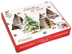 Vánoční bonboniéra pamlsků pro psy s ozdobou 450 g