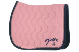 Podsedlová dečka Pénélope Diamant - pale pink/navy