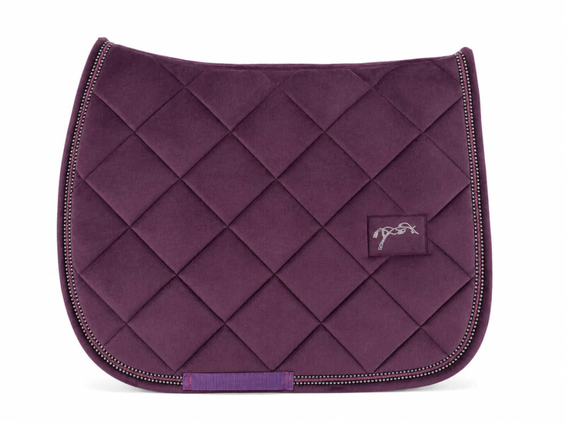 Podsedlová dečka Pénélope New Strass - švestková
