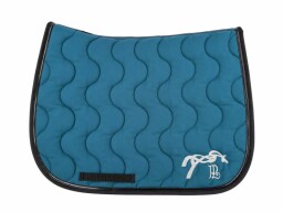 Podsedlová dečka Pénélope Classique - peacock blue/black