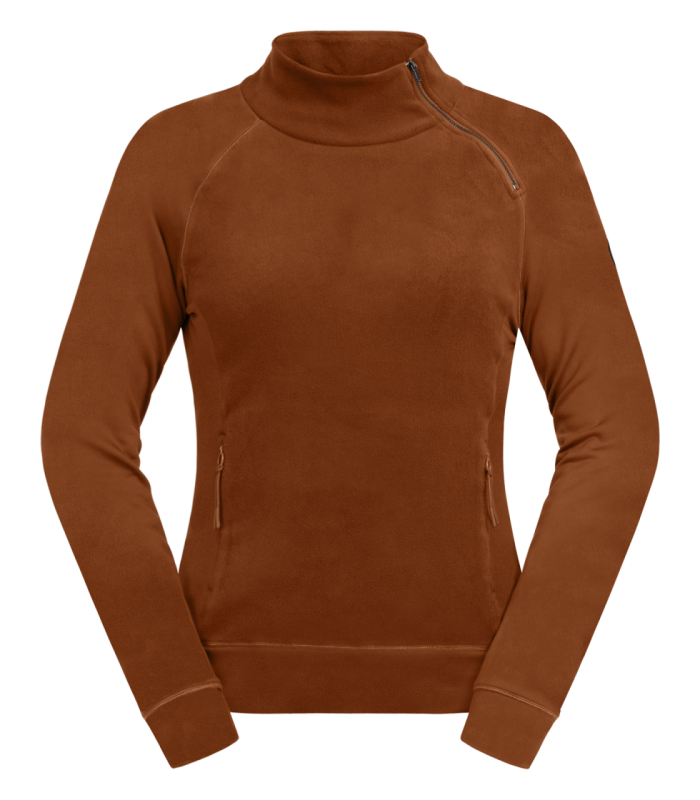 Fleece svetr Osaka - cinnamon