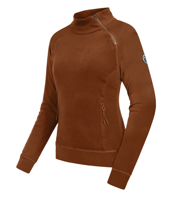 Fleece svetr Osaka - cinnamon