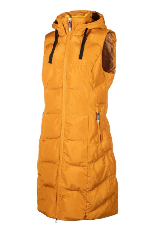 Dlouhá vesta Arezzo - hořčicová vel. S