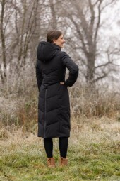 Zimní kabát Covalliero A/W 2025 - cihlová vel. L