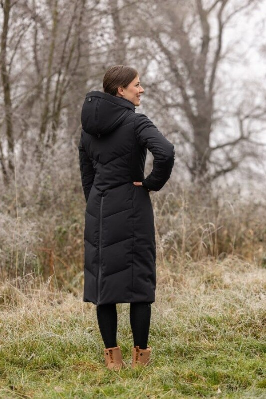 Zimní kabát Covalliero A/W 2025 - cihlová vel. L