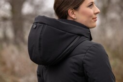 Zimní kabát Covalliero A/W 2025 - cihlová vel. L