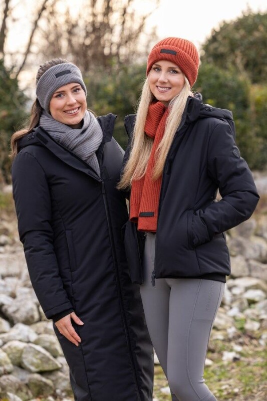 Šála Covalliero A/W 2025 - cihlová