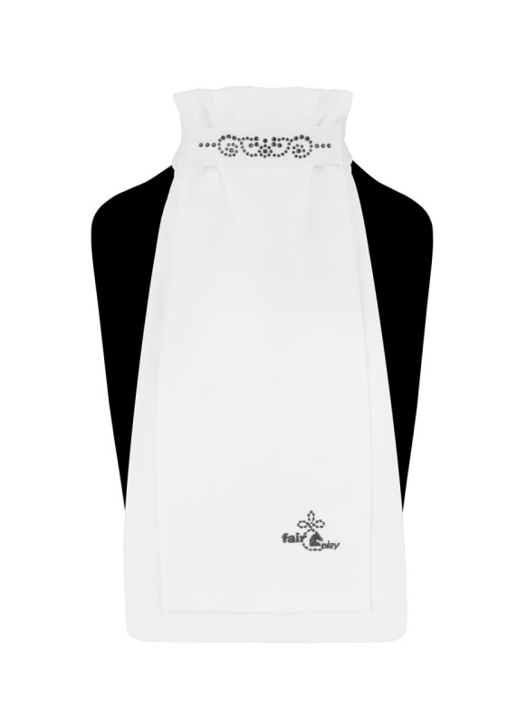 Plastron Andrea Chic - white/black