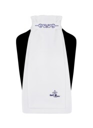 Plastron Andrea Chic - white/navy