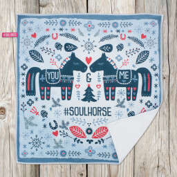 Utěrka z mikrovlákna SoulHorse "Nordic Horses"