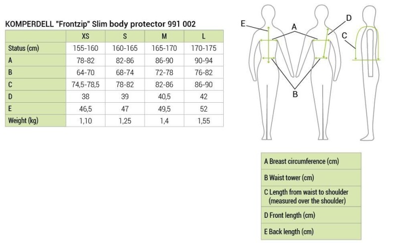 Vesta Komperdell „Frontzip“ Slim