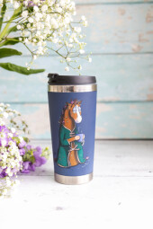 Emily Cole cestovní hrnek - Not a morning Pony