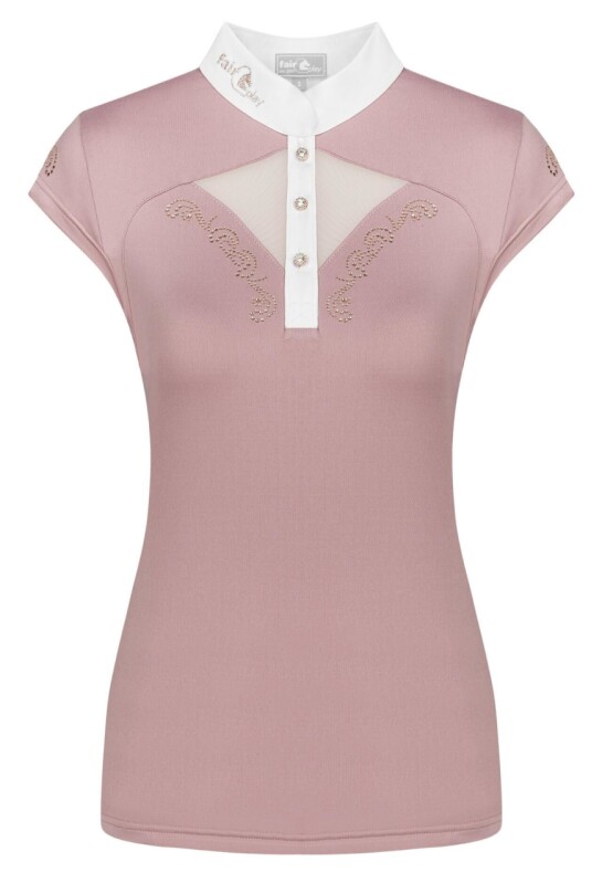 Závodní triko FP Cathrine Rosegold SL - Dusty Pink