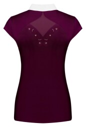 Závodní triko FP Cathrine Rosegold SL - Burgundy