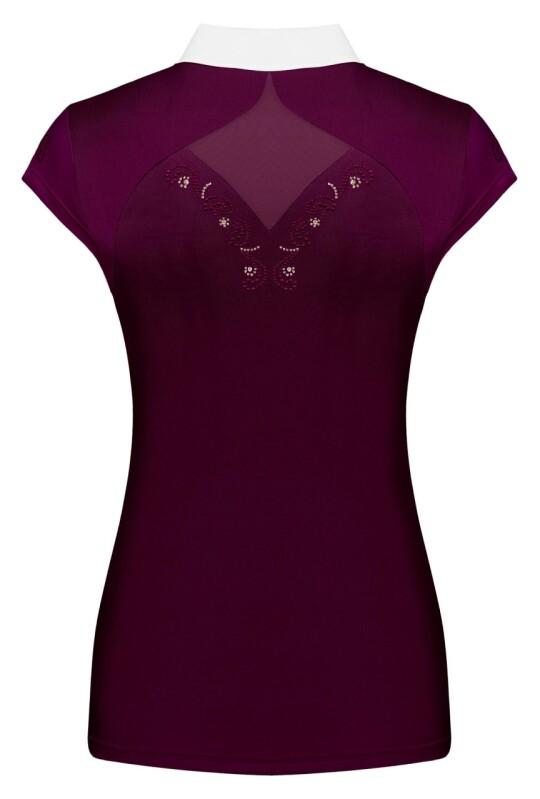 Závodní triko FP Cathrine Rosegold SL - Burgundy