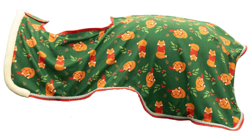Bederní deka X-MAS LIŠKY - 145cm