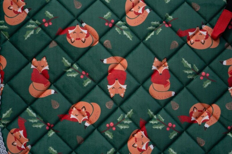 Podsedlová dečka X-MAS LIŠKY