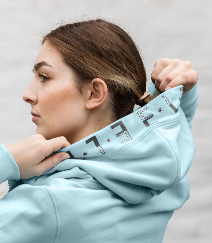 Mikina Nottingham - aquamarin