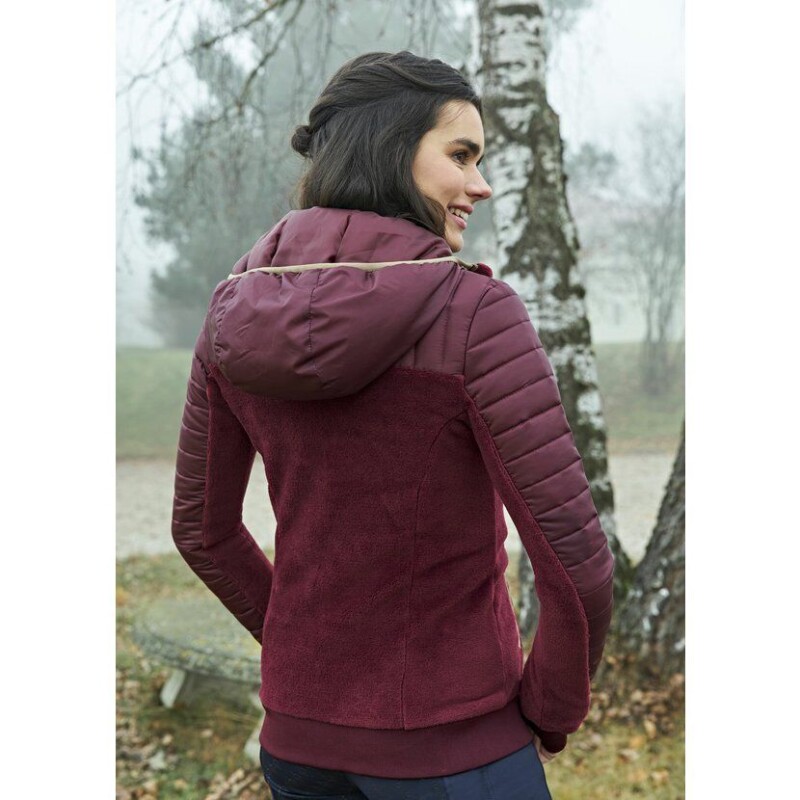 Fleece bunda A/W 2022 - Merlot, vel. M
