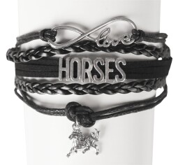 Náramek Horse - černý