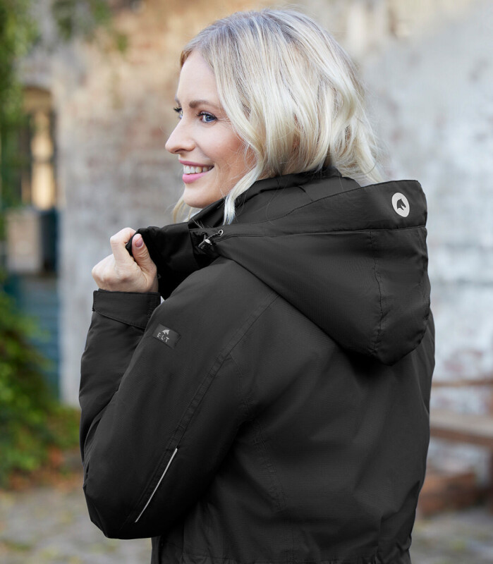 Jezdecká parka Nordic - černá S