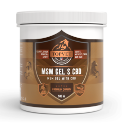 TopVet MSM gel s CBD 500ml 