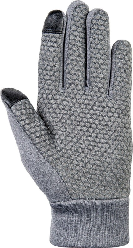 Zimní jezdecké rukavice - šedý melír