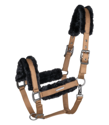 Ohlávka Paris - cappuccino/black 